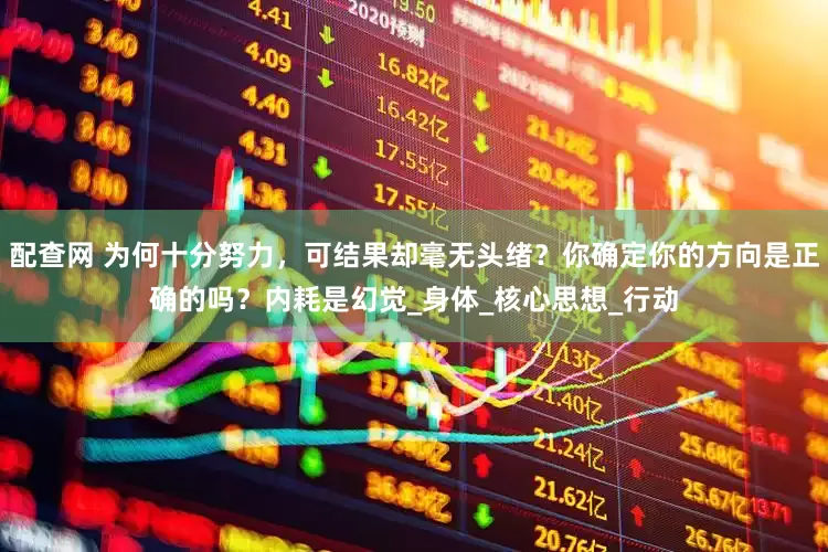 配查网 为何十分努力，可结果却毫无头绪？你确定你的方向是正确的吗？内耗是幻觉_身体_核心思想_行动