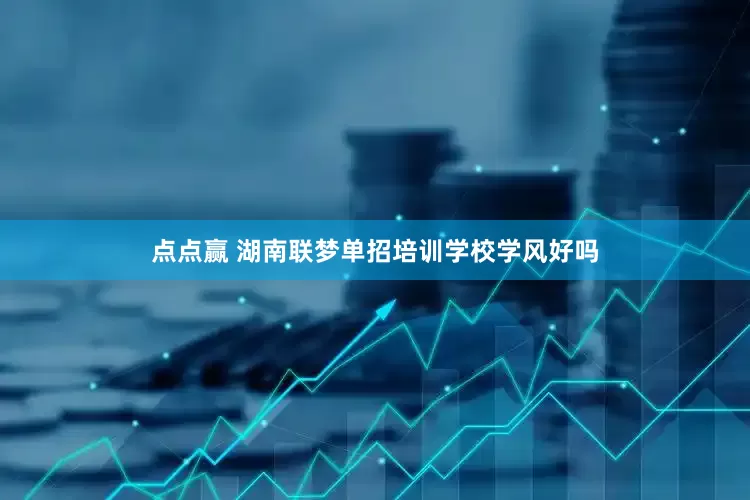 点点赢 湖南联梦单招培训学校学风好吗